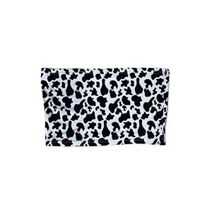 cow print tube top